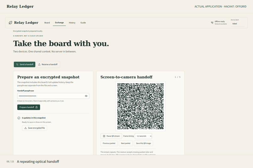 Relay Ledger – screenshot 13