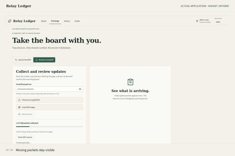 Relay Ledger – screenshot 15