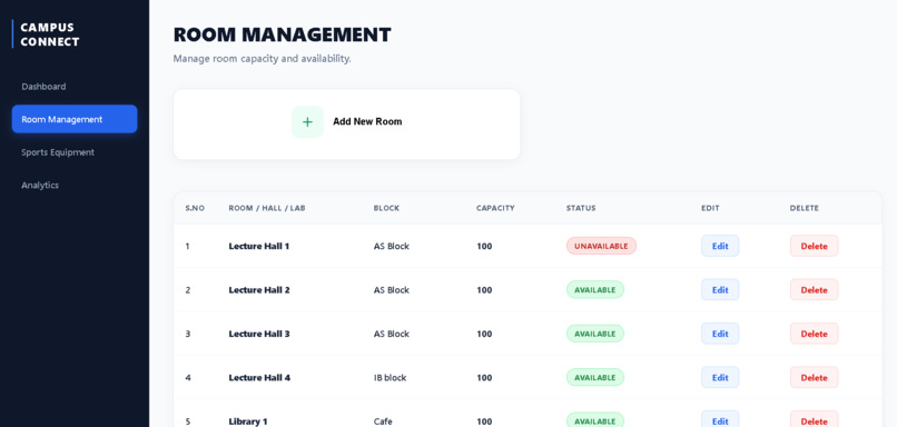  Campus Navigation and Facility Asset Booking System – screenshot 2