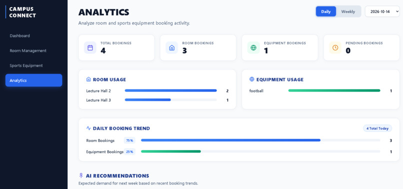  Campus Navigation and Facility Asset Booking System – screenshot 8