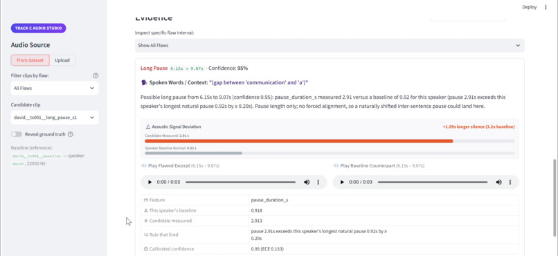 SpeechLab - Temporal Speech-Flaw Grounding – screenshot 2