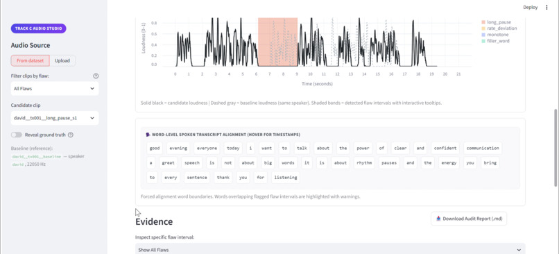 SpeechLab - Temporal Speech-Flaw Grounding – screenshot 4