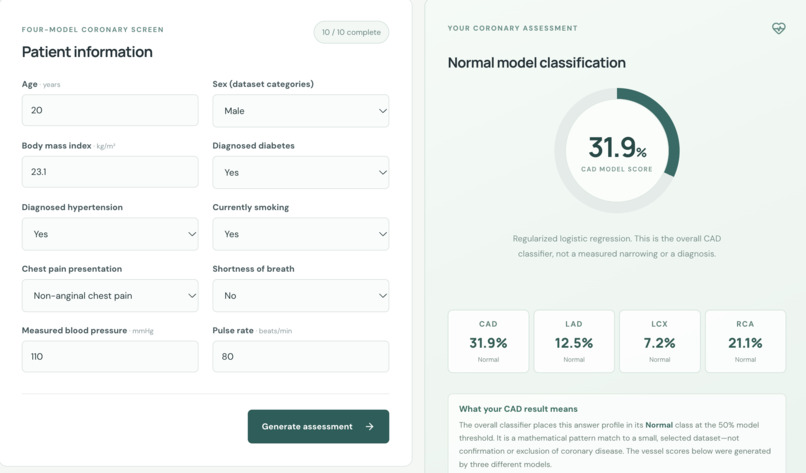 CardioVision AI – screenshot 1