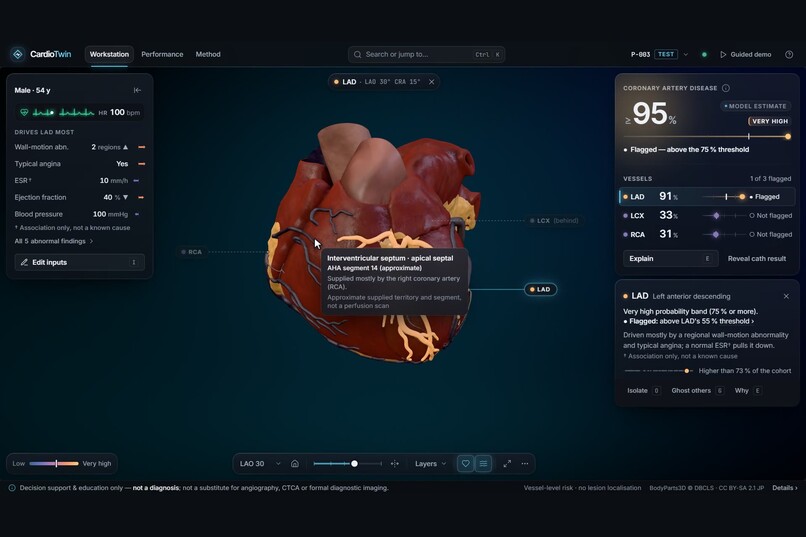 CardioTwin – screenshot 1