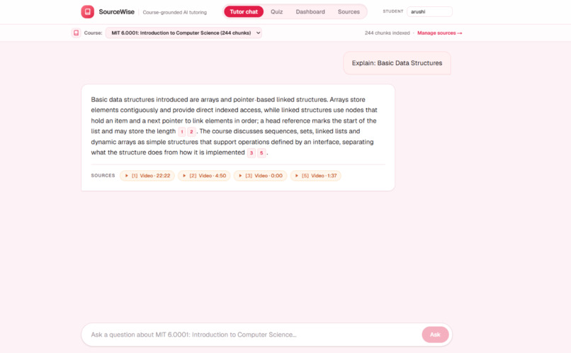 SourceWise – screenshot 2