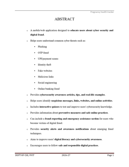 CYBER SECURITY AND DIGITAL FRAUD AWARNESS APP – screenshot 6