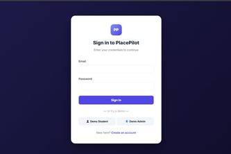 PlacePilot – AI-Powered Placement Intelligence Platform