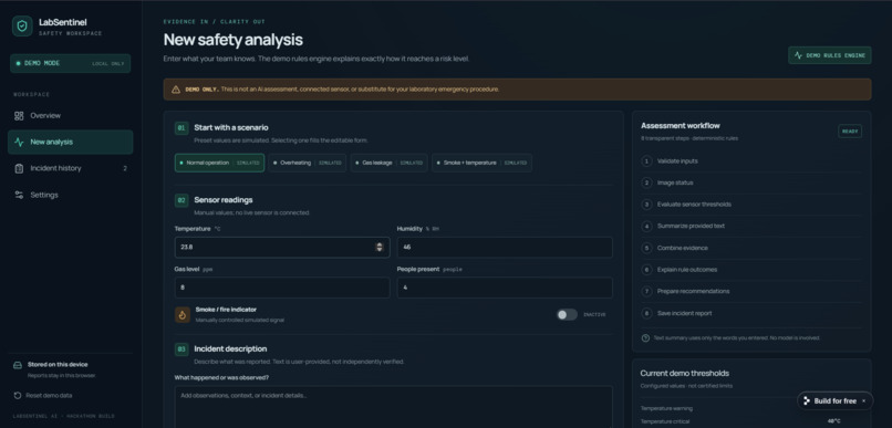 LabSentinel AI – screenshot 2