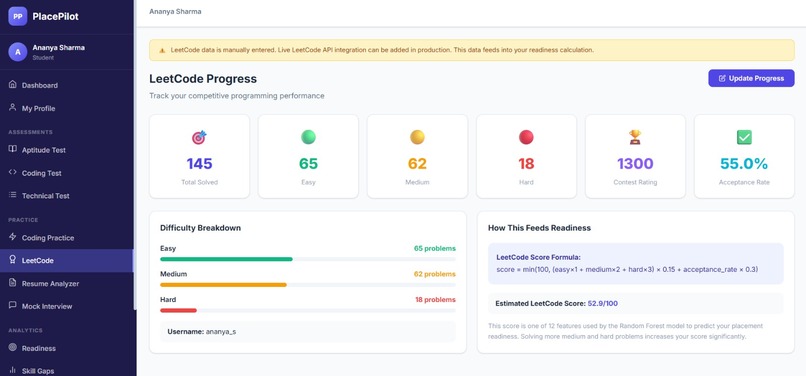 PlacePilot – AI-Powered Placement Intelligence Platform – screenshot 6