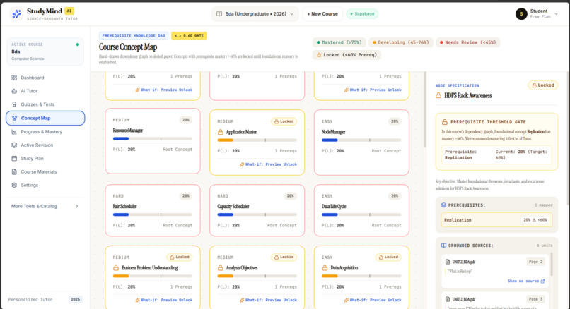 StudyMind AI: Multimodal Source-Grounded Tutor – screenshot 7