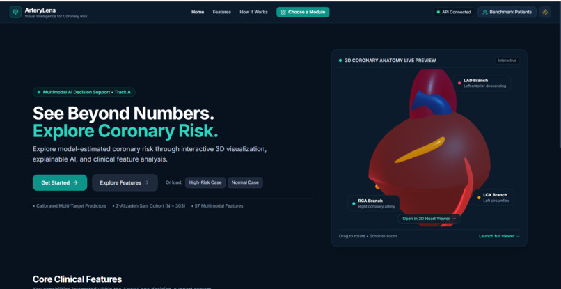 ArteryLens: Visual Intelligence for Coronary Risk – screenshot 3