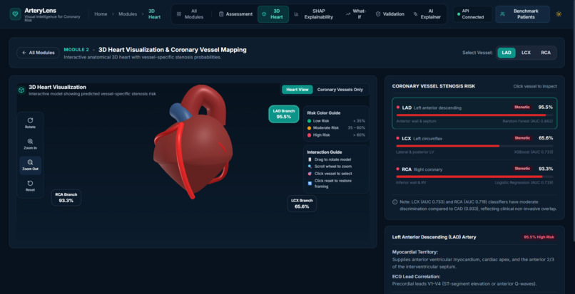 ArteryLens: Visual Intelligence for Coronary Risk – screenshot 4
