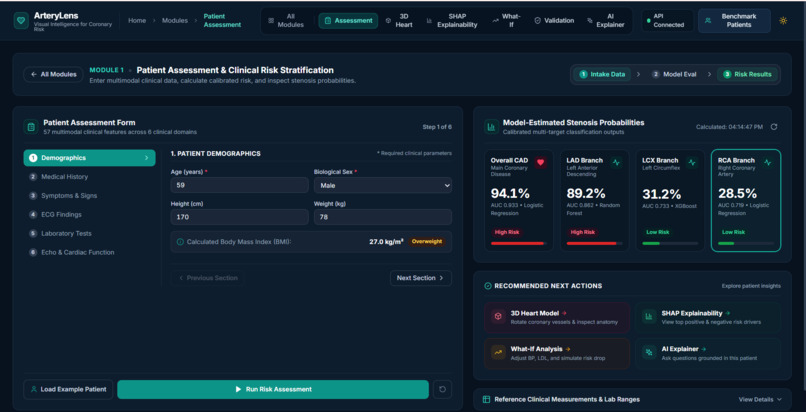 ArteryLens: Visual Intelligence for Coronary Risk – screenshot 6