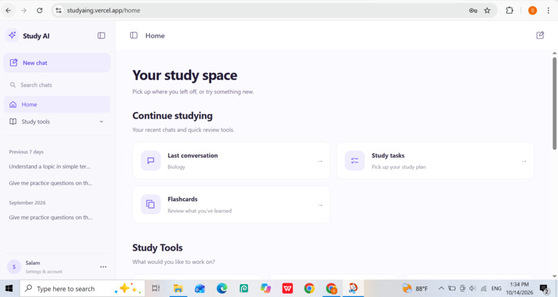 Study AI – screenshot 4