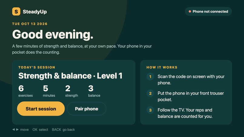 SteadyUp – screenshot 1