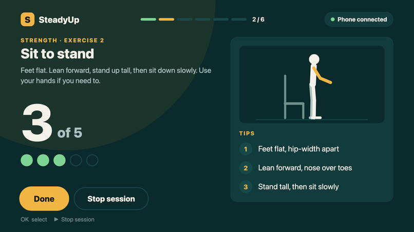 SteadyUp – screenshot 3
