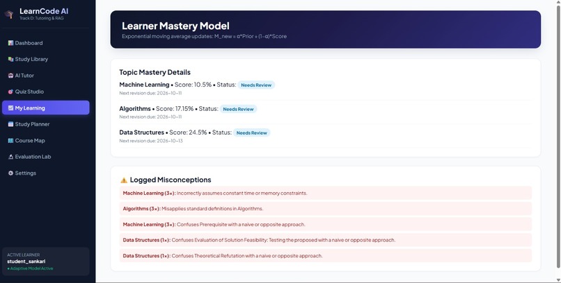 An AI-powered personalized learning companion – screenshot 5