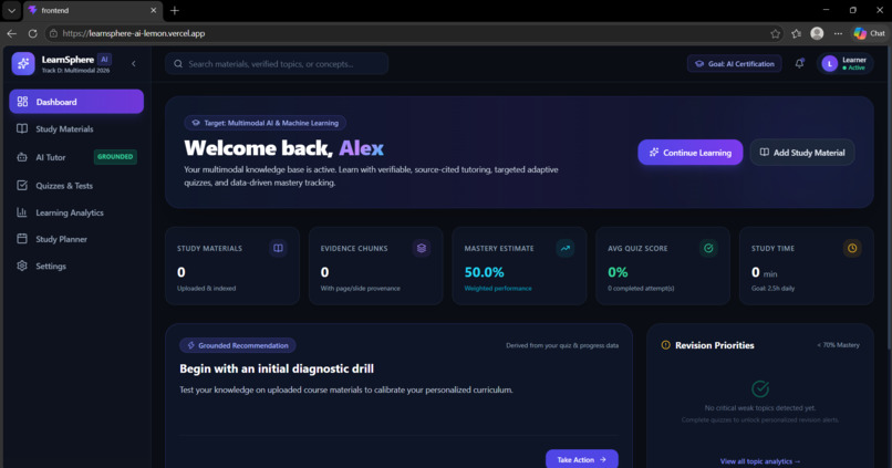LearnSphere AI – screenshot 1