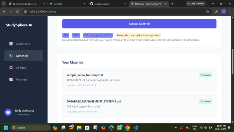 StudySphere-AI – screenshot 5