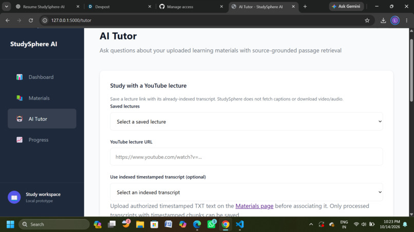 StudySphere-AI – screenshot 8