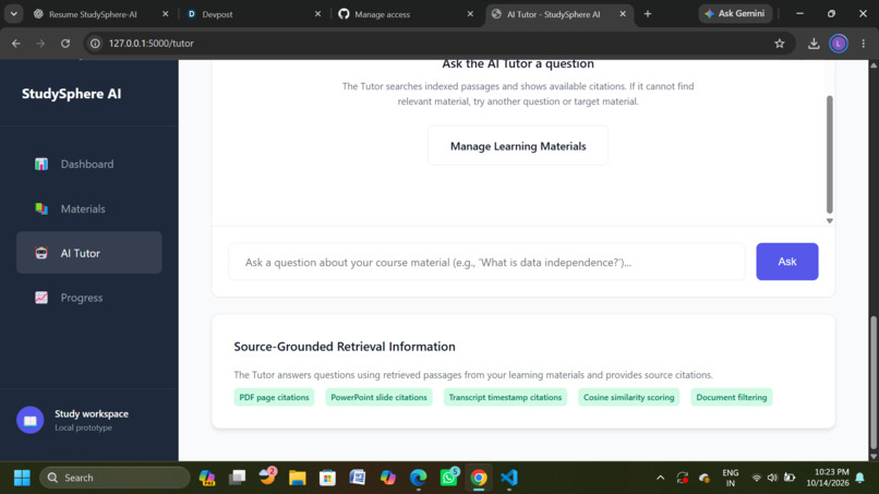 StudySphere-AI – screenshot 9