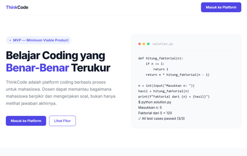 ThinkCode – screenshot 1