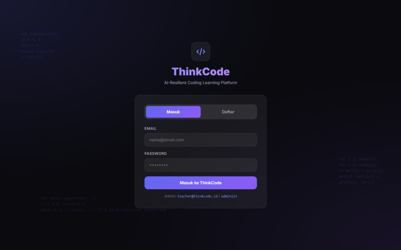 ThinkCode – screenshot 2
