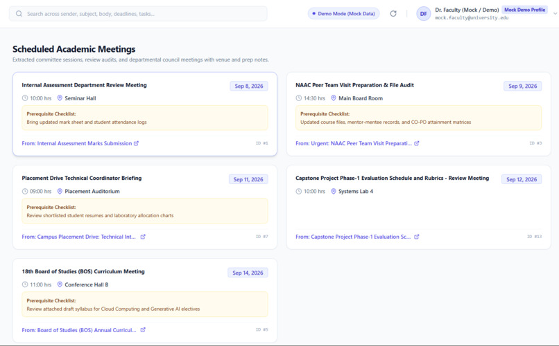 AI Email Summarizer Agent For Faculty – screenshot 4