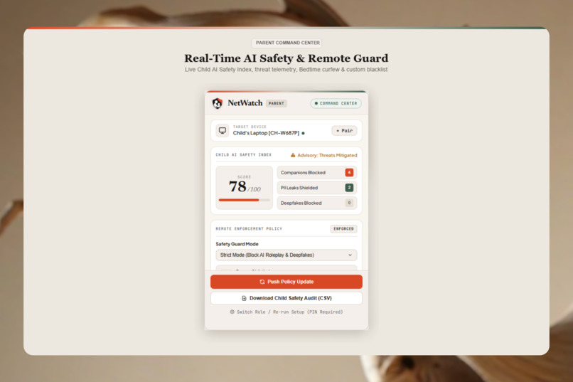 NetWatch - Chrome Extension for Child Safety – screenshot 2