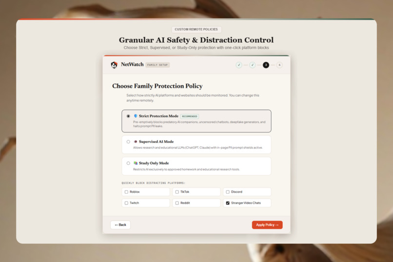 NetWatch - Chrome Extension for Child Safety – screenshot 5