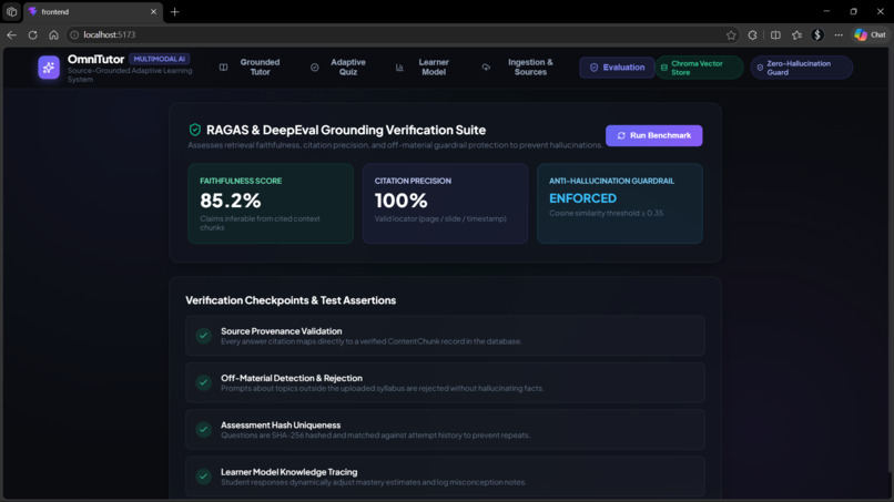 OmniTutor: Multimodal AI Source-Grounded Learning System – screenshot 7