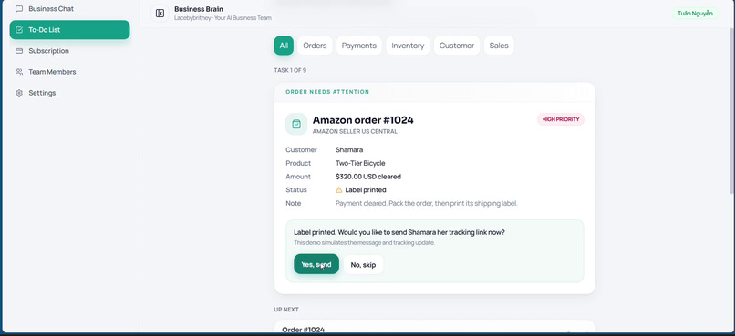 Business Brain – screenshot 2
