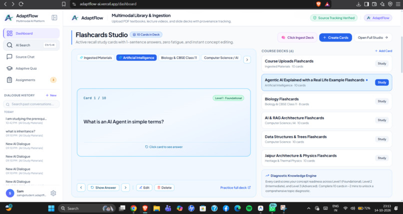AdaptFlow – screenshot 2