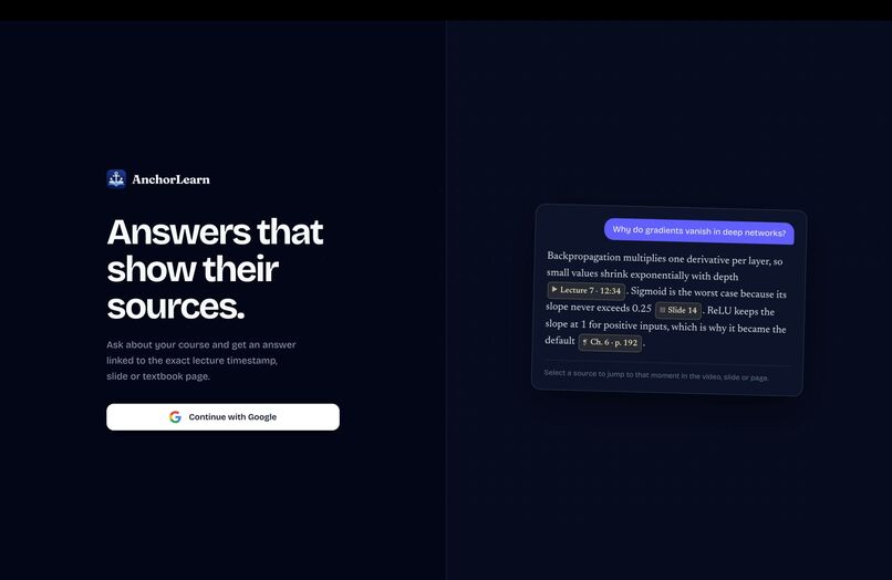AnchorLearn – screenshot 1