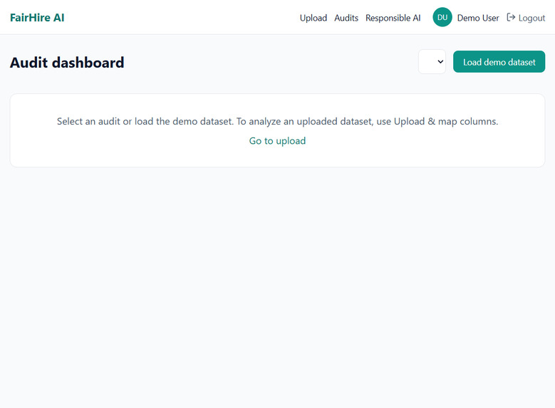 FairHire AI – screenshot 1