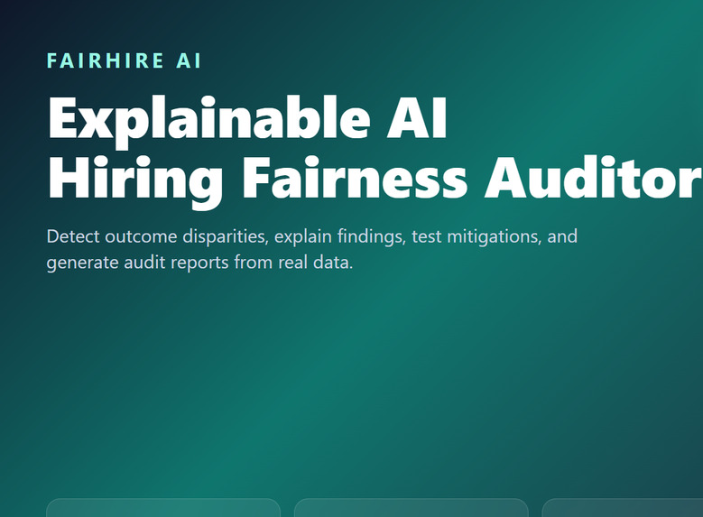FairHire AI – screenshot 2