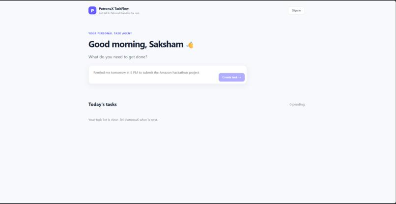TechX – screenshot 1