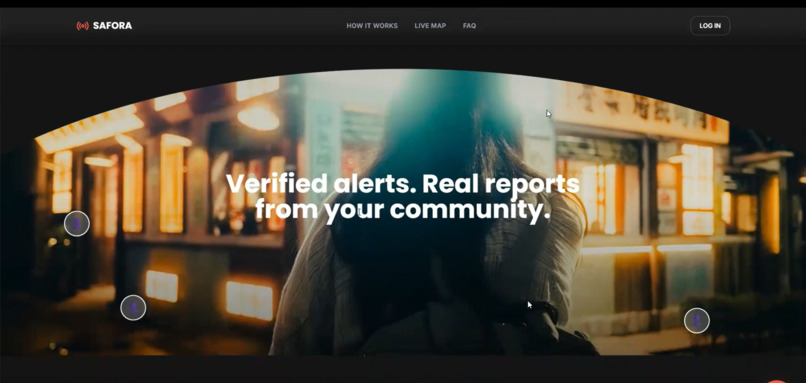 Safora: AI-Powered City Safety Platform – screenshot 3