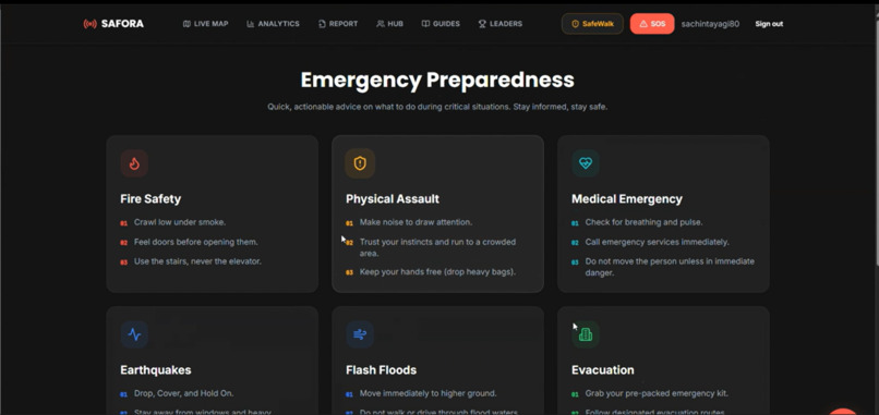 Safora: AI-Powered City Safety Platform – screenshot 11