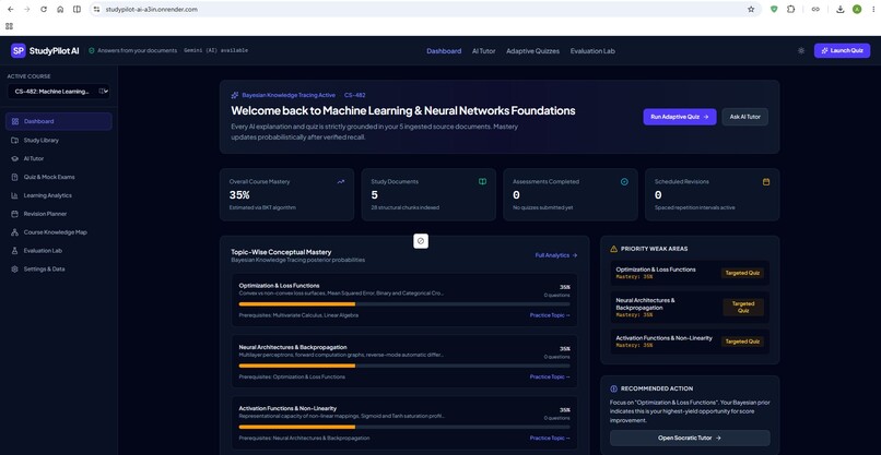 StudyPilot AI — Personalized Tutoring & Adaptive Learning – screenshot 1