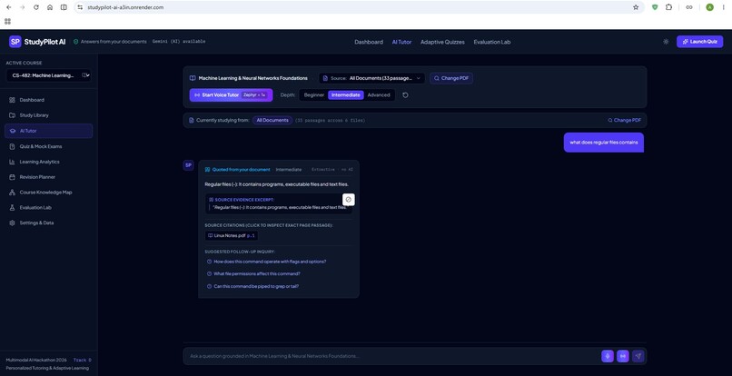 StudyPilot AI — Personalized Tutoring & Adaptive Learning – screenshot 4