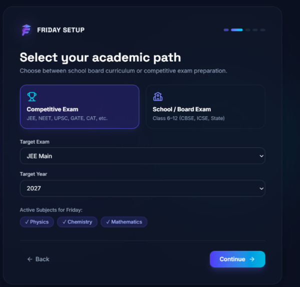 Friday : An AI study companion – screenshot 2