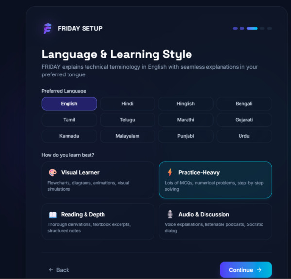 Friday : An AI study companion – screenshot 3