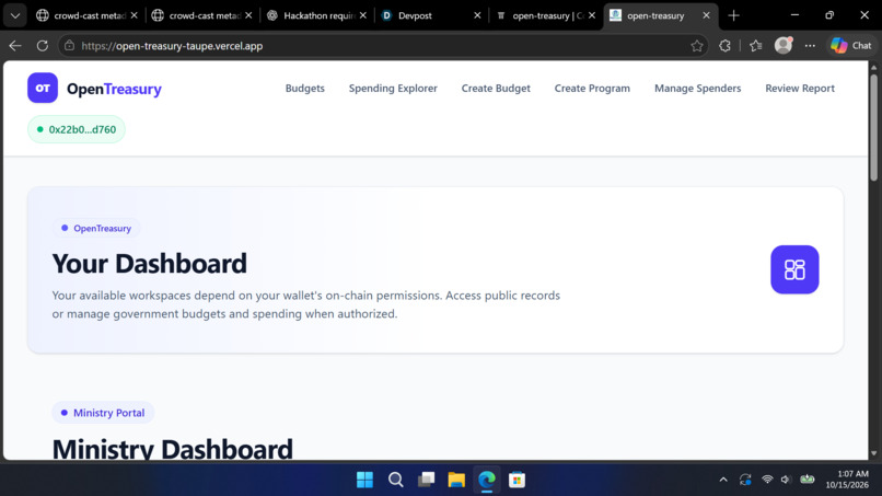 open-treasury – screenshot 3