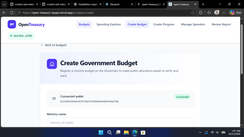 open-treasury – screenshot 4