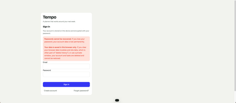 Tempo AI – screenshot 1