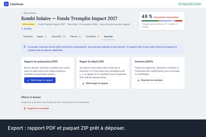 ClairForm – screenshot 7