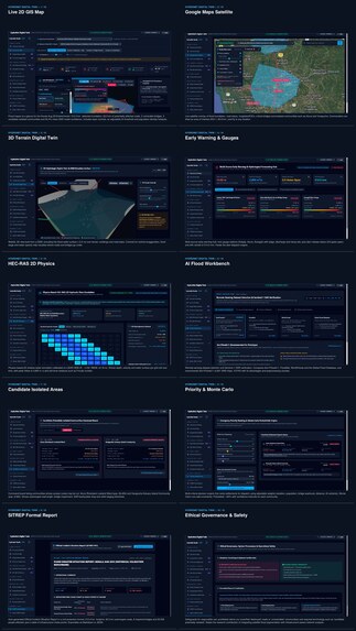 HydroNet: AI Flood Detection & Digital Twin – screenshot 2