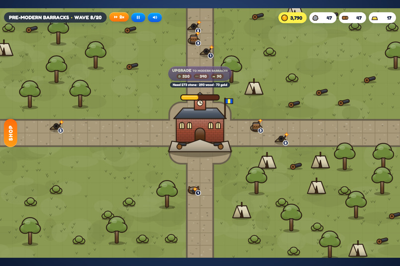 Ages of Siege: Rise of the Keep — Clicker Tower Defense Game – screenshot 2