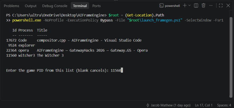 AIFrameEngine – screenshot 2